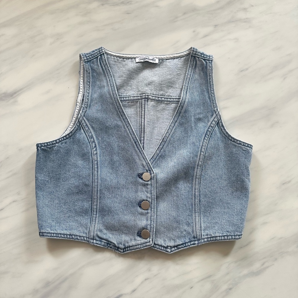 Denim Blue Tank Top